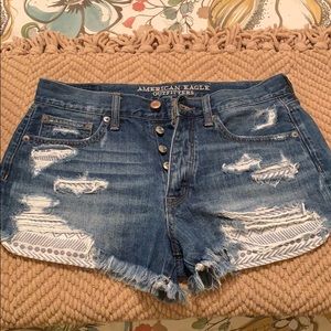 American Eagle Vintage Hi-Rise Featival Jean Short